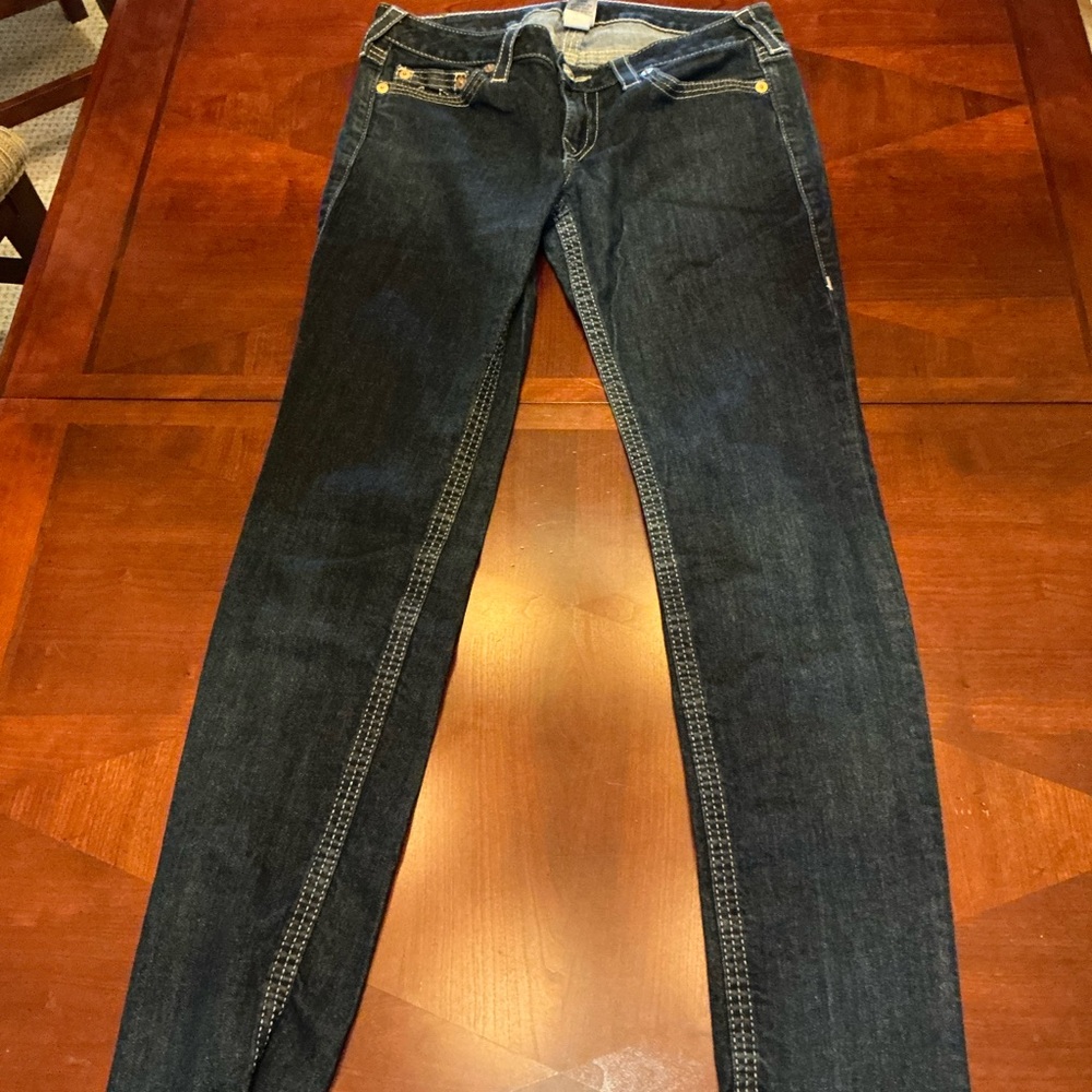 True Religion Dark Blue Skinny Jeans